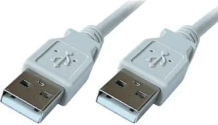 USB-kabel PremiumCord USB-A - USB-A 2 m Grå (ku2aa2)