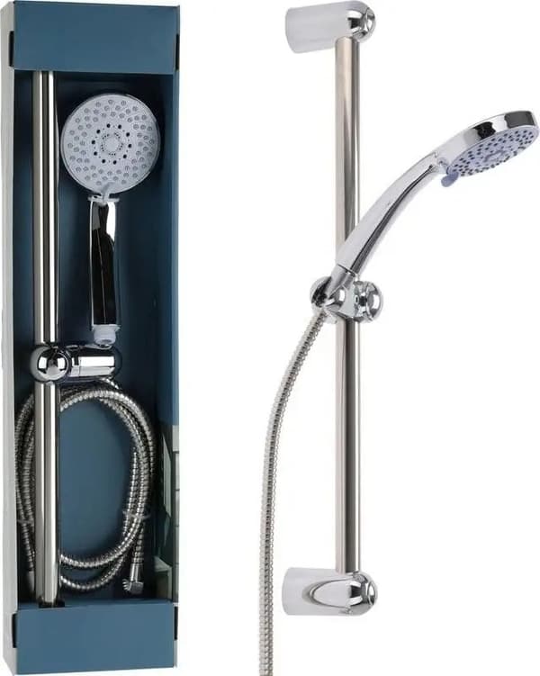 Douceur d`Interieur Duschset med 5-funktions duschmunstycke, Ø 9,5 cm