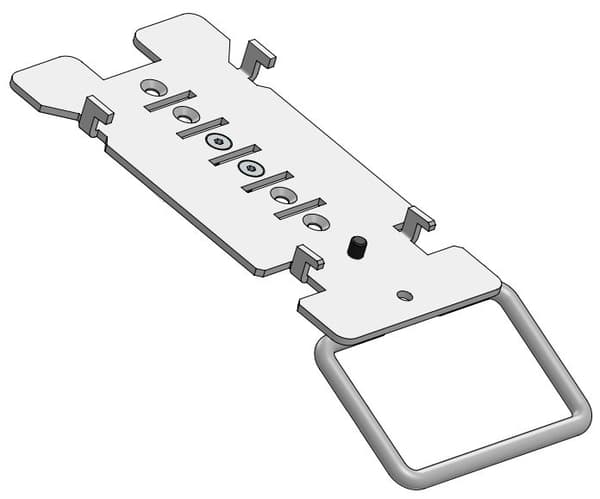 Ergonomic Solutions Nøglehulplade til Banksys Yomani -Sort- MOQ 25