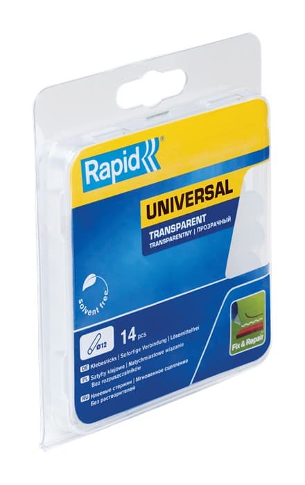 Rapid Limpatroner Universal Lim Rapid 12 mm, Transparent