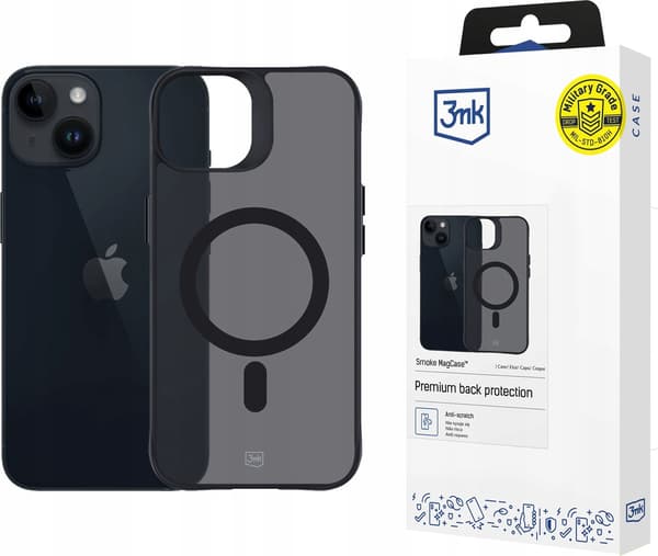 3MK MagCase Smoke Apple iPhone 13 / 14