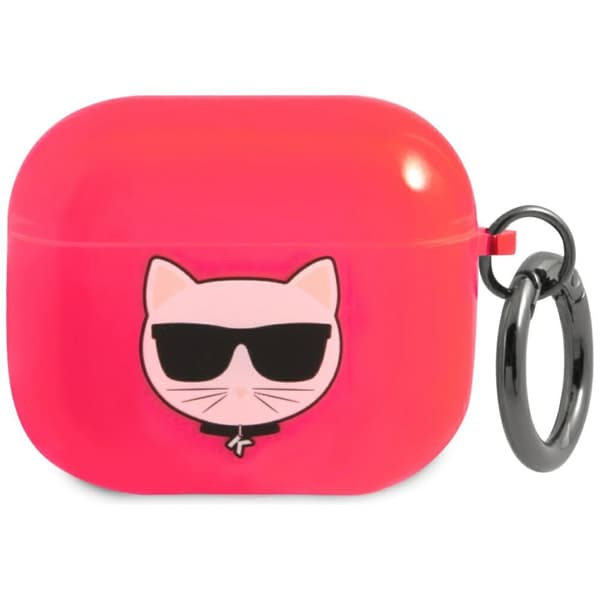 Karl Lagerfeld Choupette Cover til AirPods 3 – Rosa