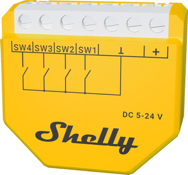 Shelly Qubino Wave i4 DC -ohjain