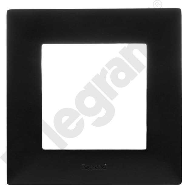 Schneider Electric Niloe Step - enkeltramme 1x - farve sort 863591