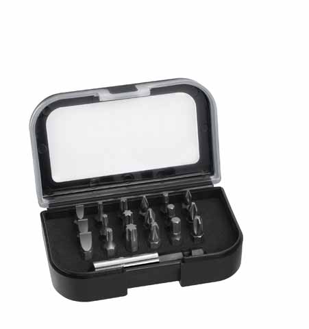 Endestykker 1/4\" 19 stk Ph, Pz, Pl, T+øre.magn.