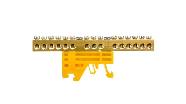 Forbindelsesklemme 15x4mm2 gul PE Z-3103 84010004