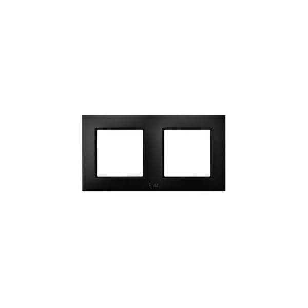 Ospel ARIA Dobbeltramme til forbindelsesled IP44 sort metallic RH-2U/33