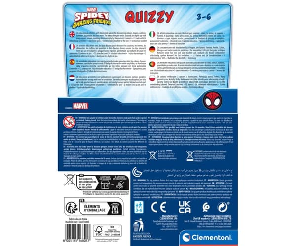 Interaktivt Spidey-quiz