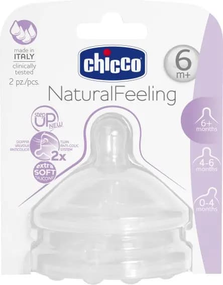Chicco Nappflaska för gröt 6m+ 2-pack
