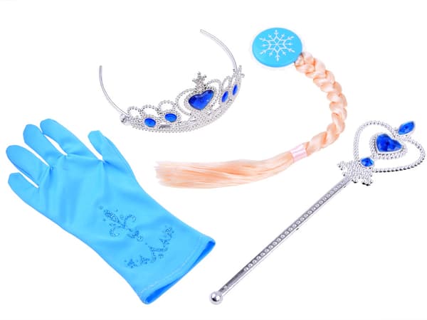 Saga prinsesset set Krona Hår ZA3967