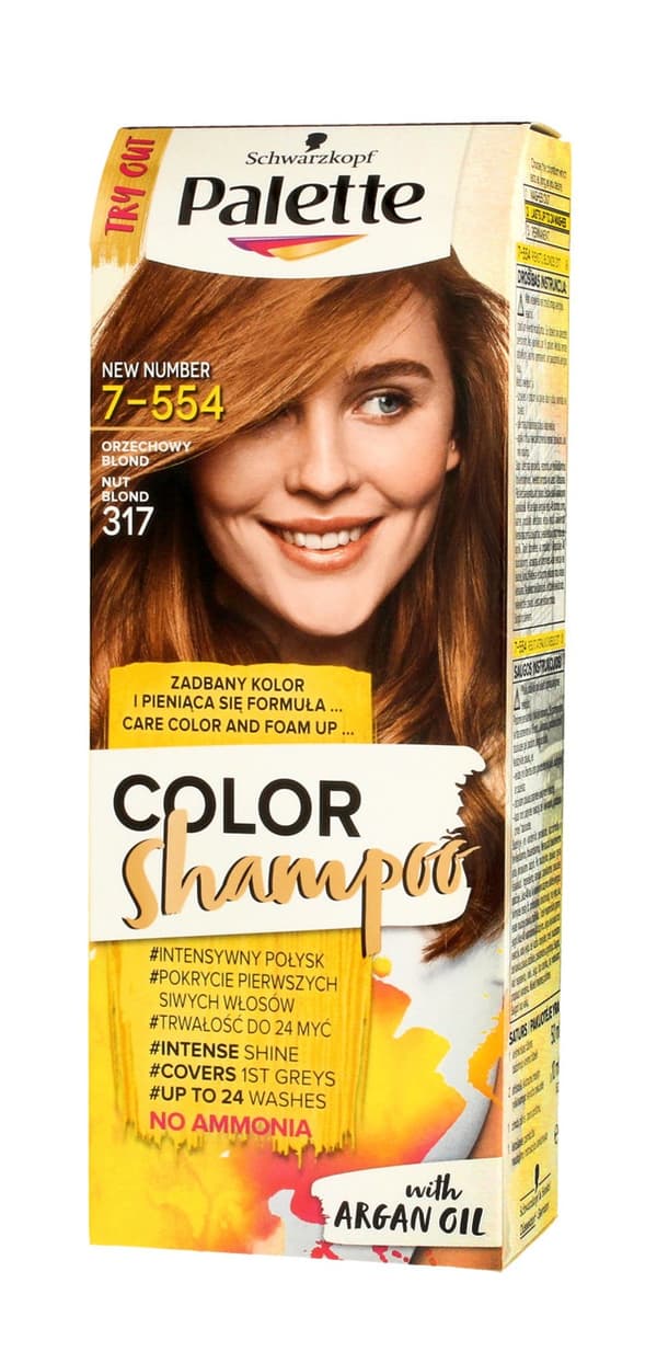 Palette Color Shampoo Farveshampoo Nr. 317 Valnødblond