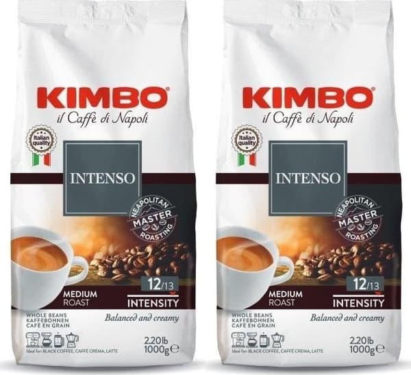 Kimbo Aroma Intenso hela kaffebönor 2 kg