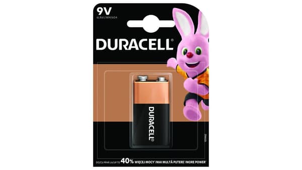DURACELL Basic 6LR61/9V (1kpl) MN1604