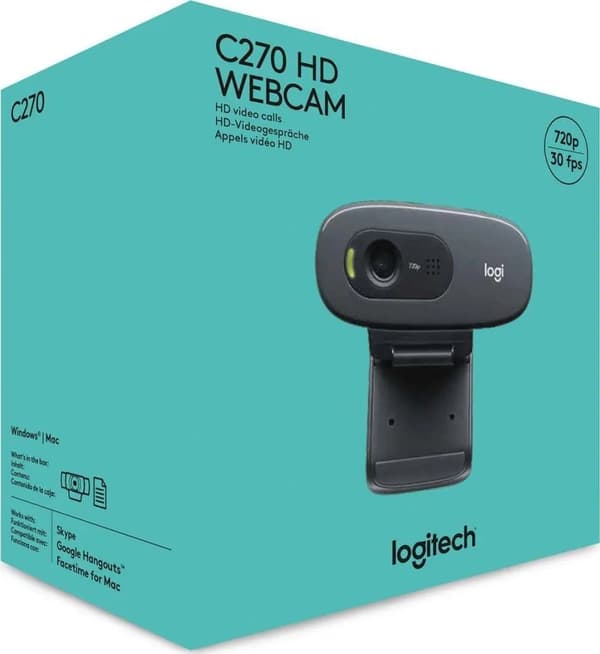 Logitech C270 HD Webcam - webcam