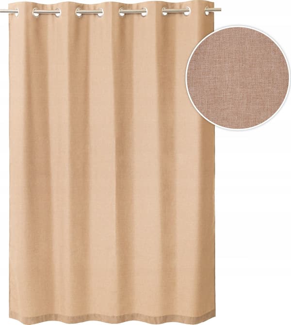 Hobbygarden 280 cm BØLGEGARDIN BEIGE