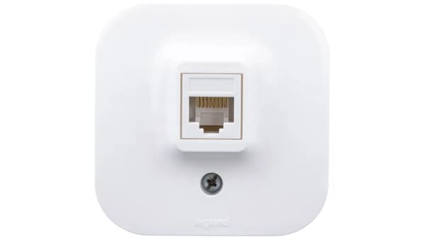 FORIX PC-stik enkelt RJ45 kat.5e UTP hvid 782424