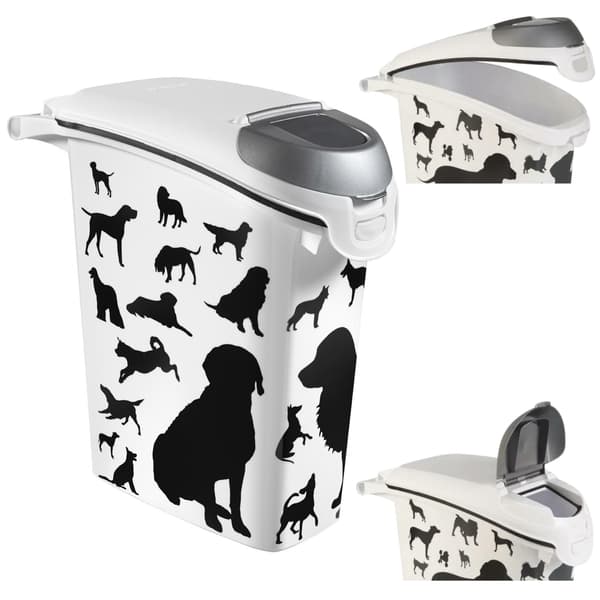 Foderbeholder Curver Hunde Sort 10 kg