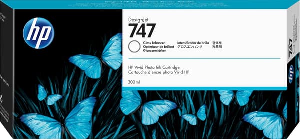 HP 747 - glansforstærker - original - DesignJet - blækpatron
