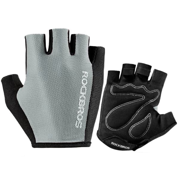 Rockbros S099GR pyöräilyhanskat, koko M – harmaa