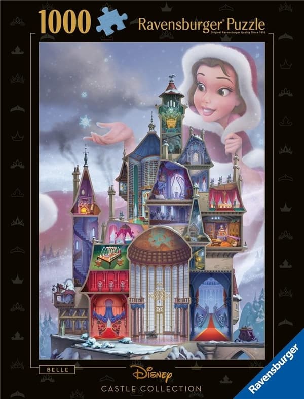 Puslespil 1000 Disney Bella Collection
