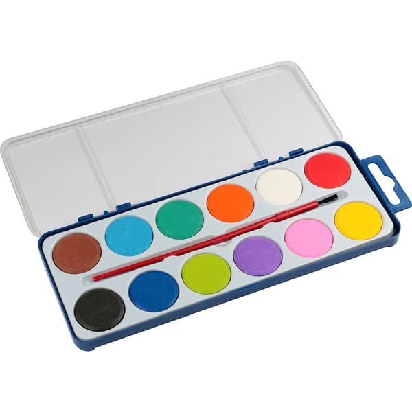 Akvarellfärger 12 färger