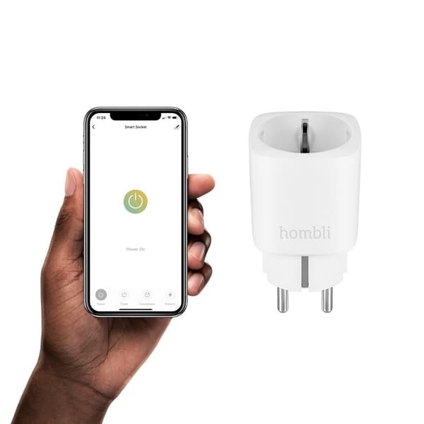 Hombli Smart Plug -älypistorasia EU valkoinen