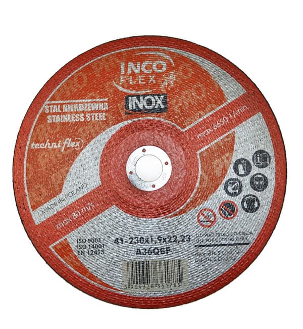 INCOFLEX METAL DISC INOX 230 x 1,9mm