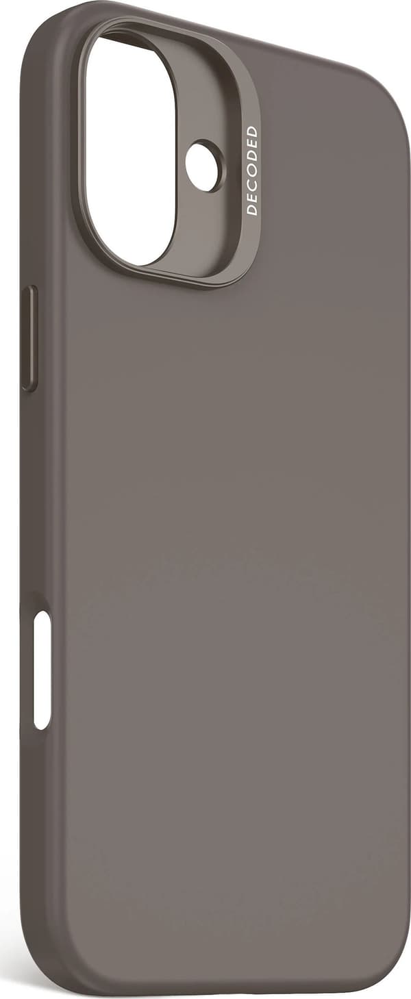 Decoded AntiMicrobial Silicone Backcover - Silikonskyddsfodral för iPhone 16 Plus kompatibel med MagSafe (phantom)