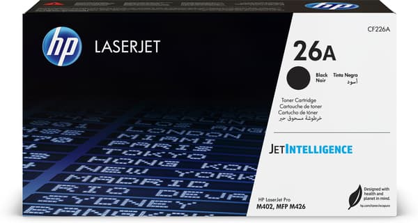 HP Tonerpatron LaserJet 26A - Sort