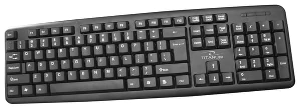 TITANUM TRÅDBUNDET STANDARD USB-TANGENTBORD