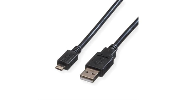 Roline USB 2.0-kabel, USB typ A hane - Micro USB B hane 3.0 M