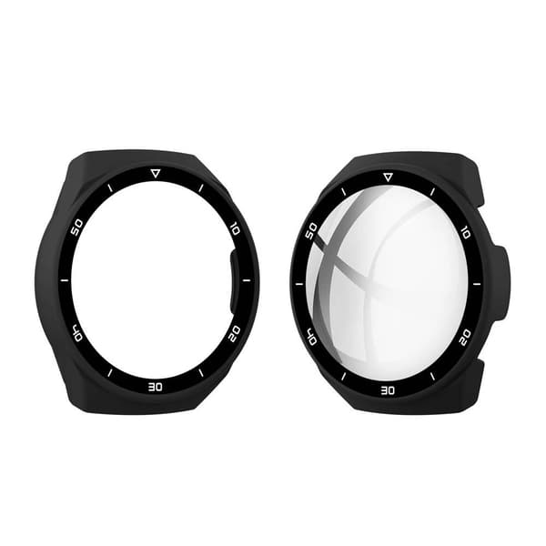 Strado etui 2i1 med glas til Huawei Watch GT 2e (Sort) universal