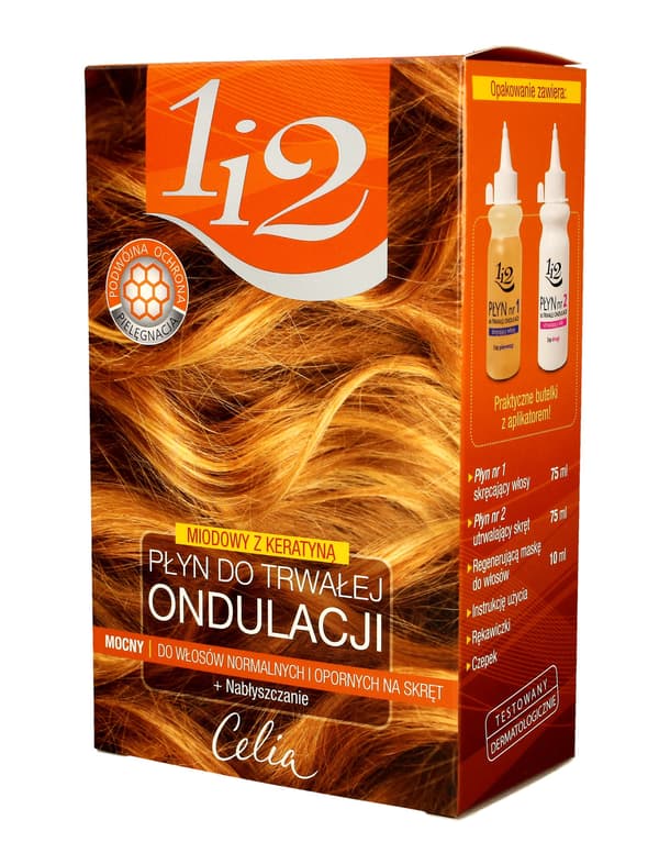 Celia Hair 1i2 væske til permanent behandling honning med keratin
