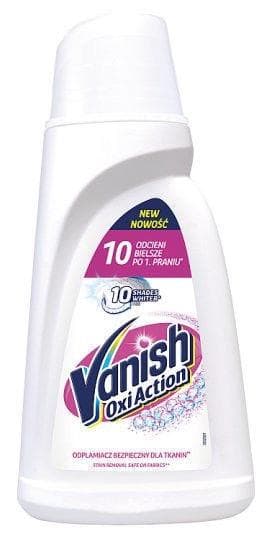 VANISH Oxi Action White Pletfjerner og Hvid Væske 1l