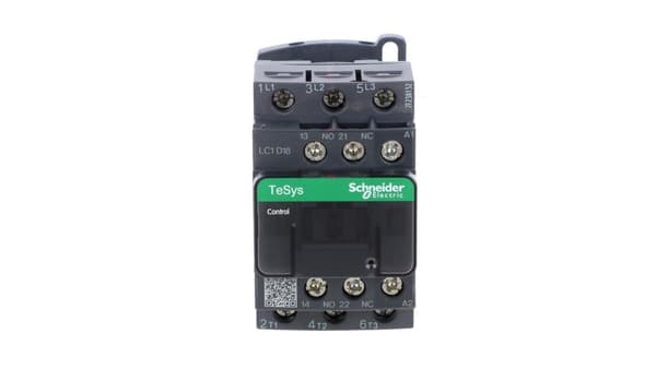 TeSys Deca effektkontaktor 18A 3P 380V AC 1Z 1R LC1D18Q7