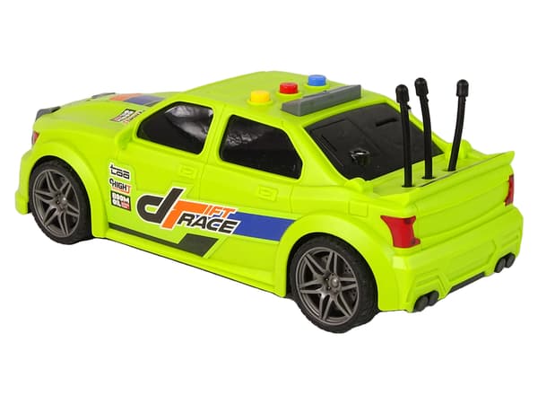 Racerbil 1:16 Grön Lean Sound (13597)