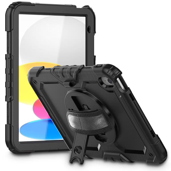 Solid360 tabletetui til Apple iPad 10.9 2022 SORT