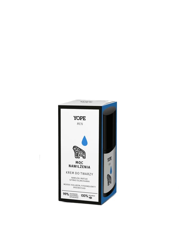Yope Men Wood Ansiktskräm för män - Återfuktande kraft 50ml