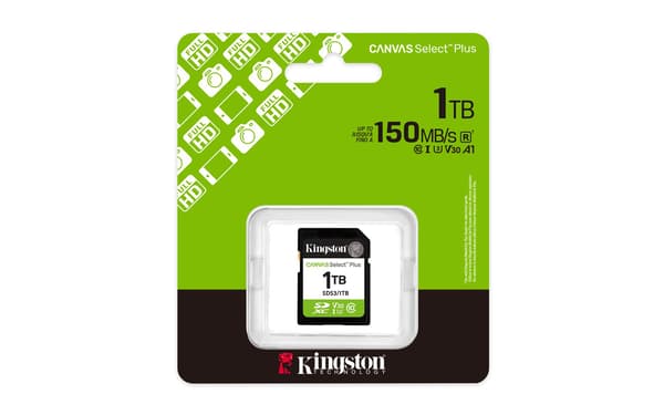 Kingston Flash-kort Canvas Select Plus - SDXC UHS-I - 1 TB