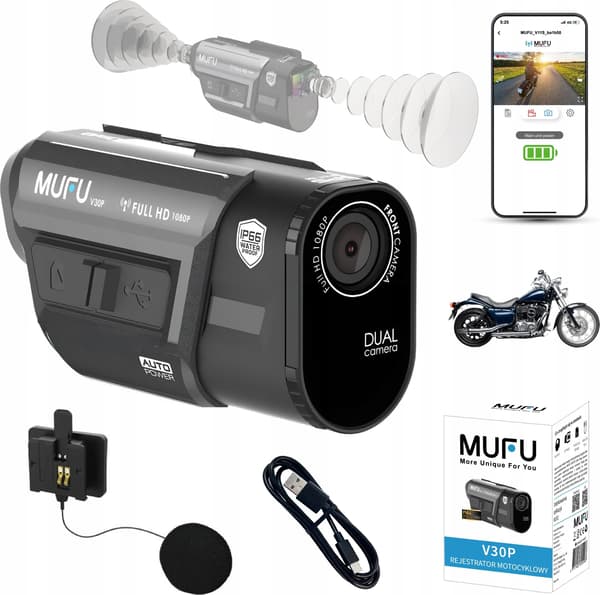 MUFU CRUISTRATOR MOTO CAM V30P