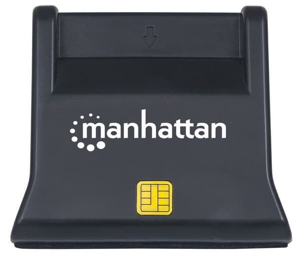 MANHATTAN Kort-/SIM-læser, Kontakt, Sort