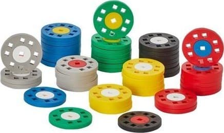 Plus Plus PLUS-PLUS MIX STORA HJUL - 48 DELAR