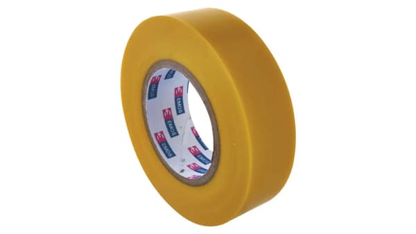 PVC-isoleringstejp 19mm/20m gul F61926