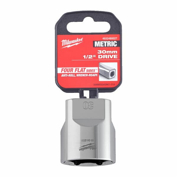 MILWAUKEE HYLSY 1/2\" LYHYT 30mm