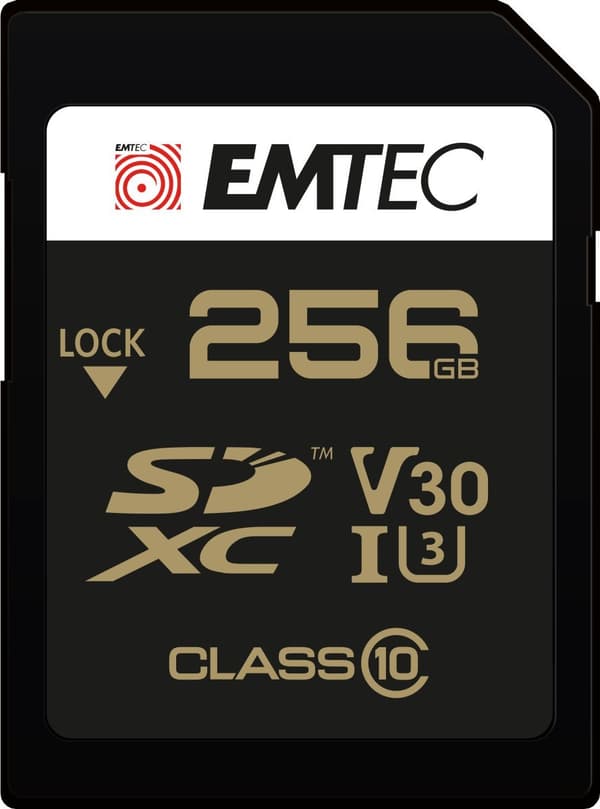 Emtec SD 256GB UHS-I U3 V30 SpeedIn Pro