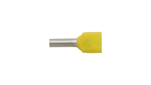 Isolerad hylsa HI 2X1/8 gul E08KH-02020104721 /100st. /