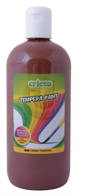 Tempera maling 500ml brun CRICCO