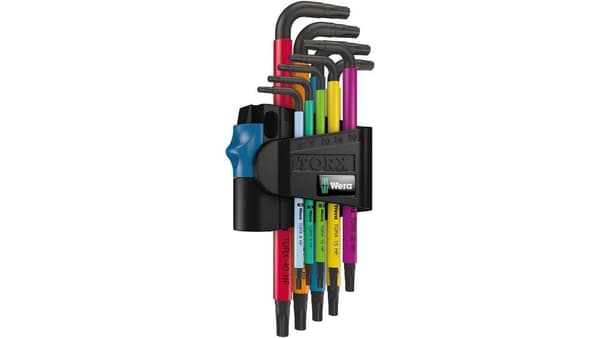 Wera 967/9 TX Multicolour HF 1 L-avainsarja pitotoiminnolla