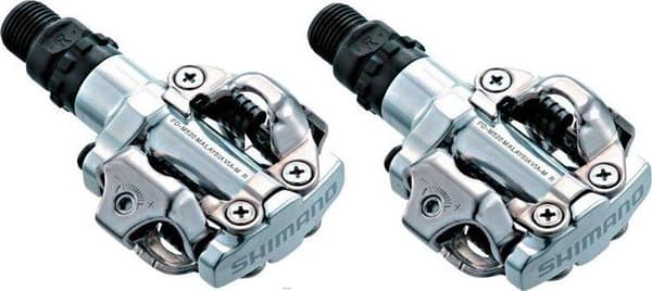 SPD-pedaler Shimano PD-M520 sølv + klampesæt
