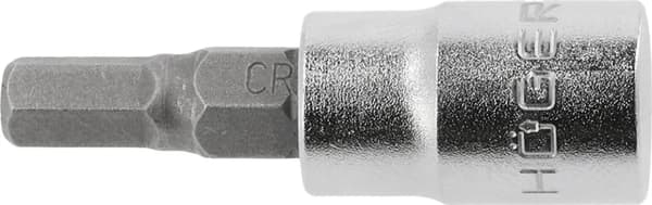 Högert Technik Cap med borespidser Hex 6 mm, 1/4